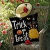 4 Set Happy Halloween Farmhouse Pillows Halloween Party Pillow Decorative Covers