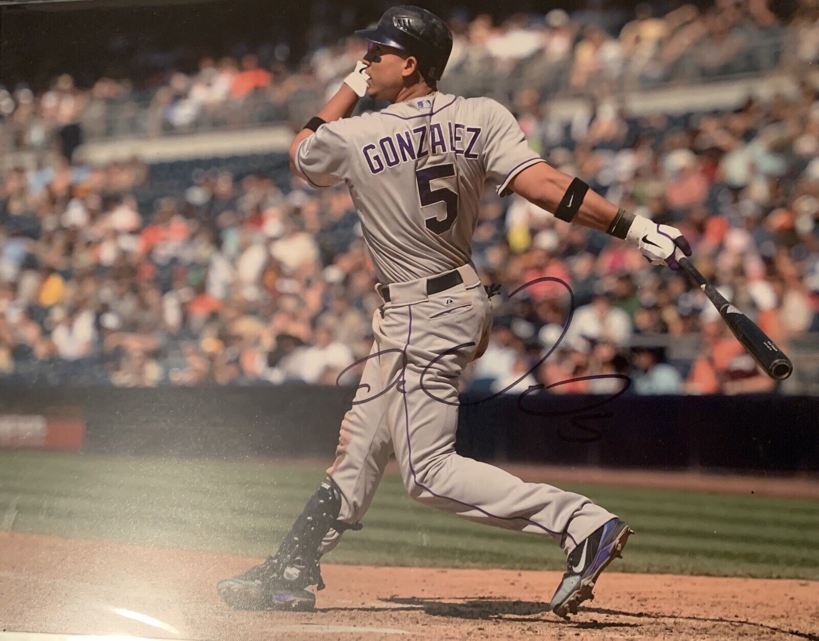 carlos gonzalez Signed 8x10 Auto Photo Poster painting Pic Rockies