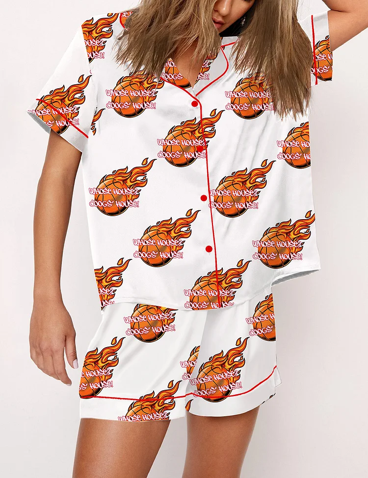 Women's Whose House Coogs' House Basketball Pajama Set