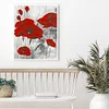 （No Printed Canvas）Counted Cross Stitch 11CT-Red Poppy 40*50cm