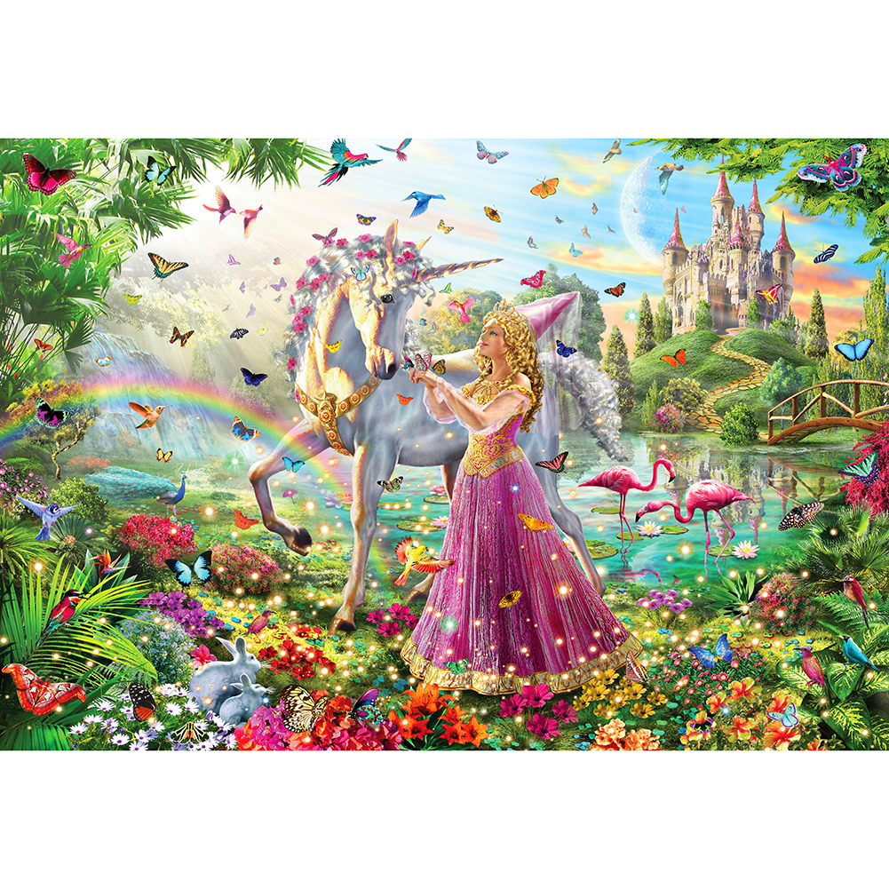 

White Horse - 1000 Pieces Jigsaw Puzzle, 501 Original