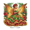 Acrylic Special Shape Xmas Butterfly Girl Desktop Diamond Painting Art Kits