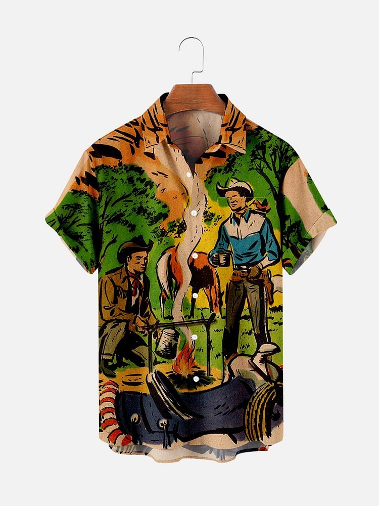 Casual Leaves Shirts & Tops