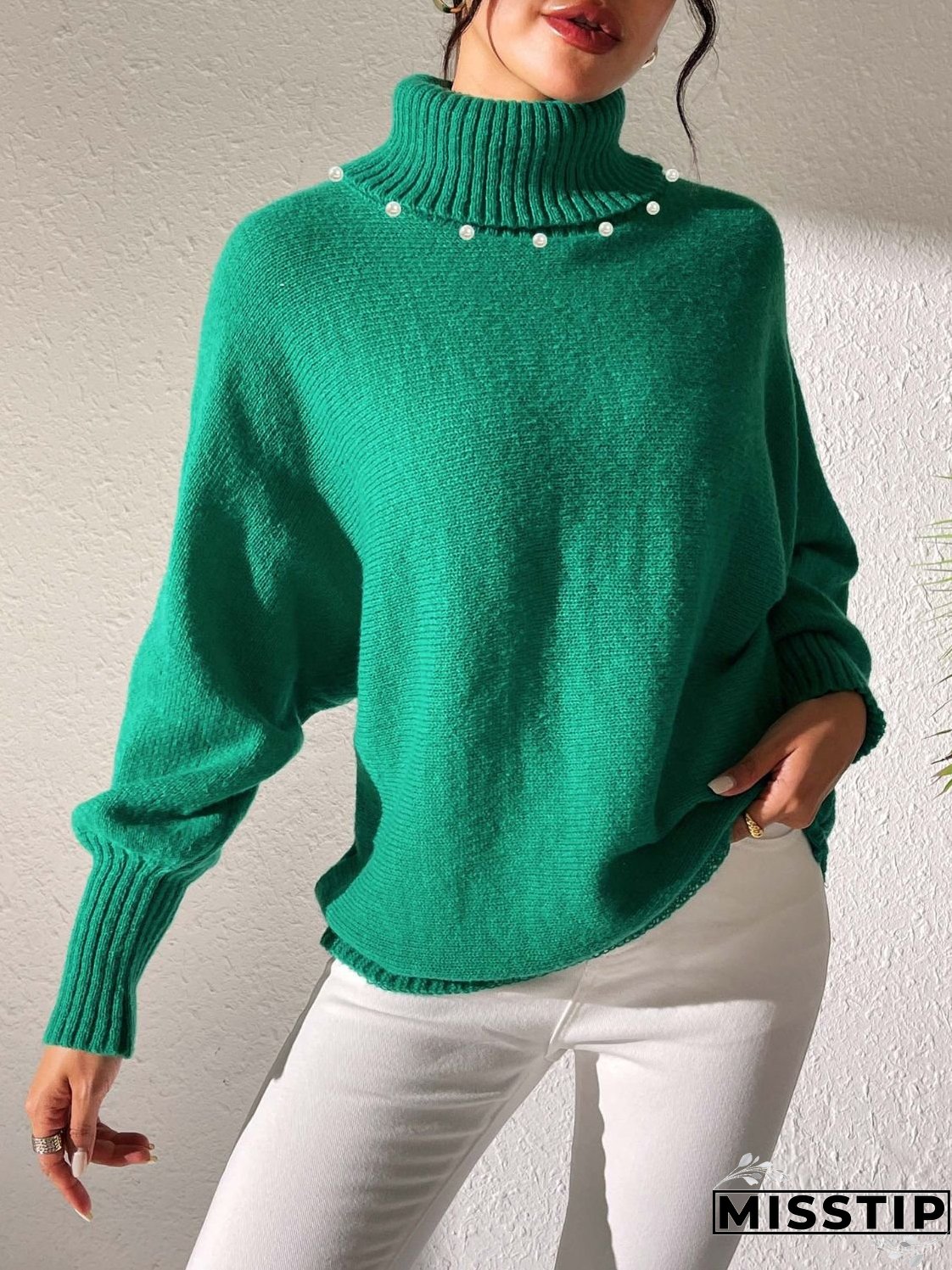 Turtleneck Long Sleeve Sweater