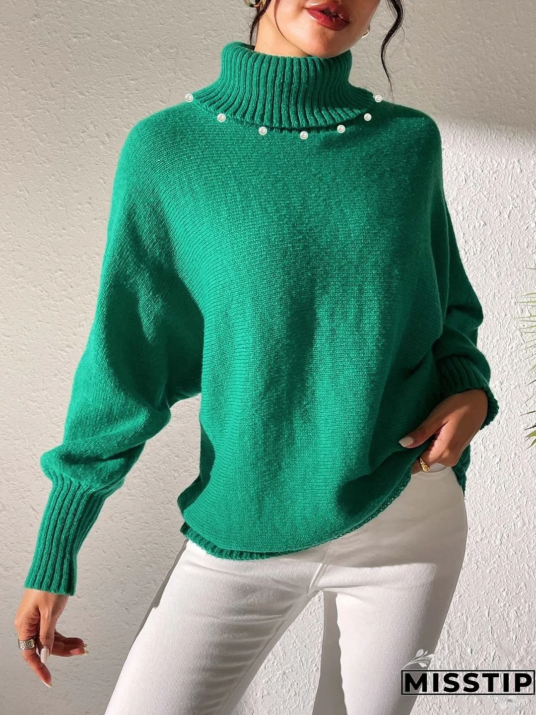 Turtleneck Long Sleeve Sweater