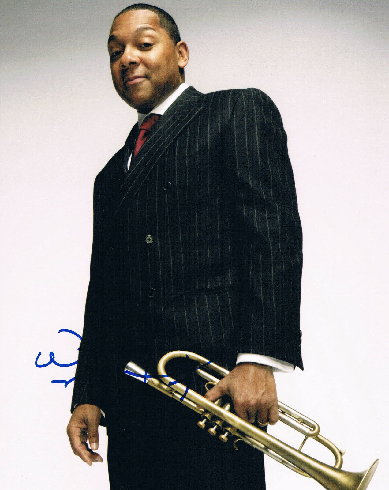 Wynton Marsalis genuine autograph 8x10