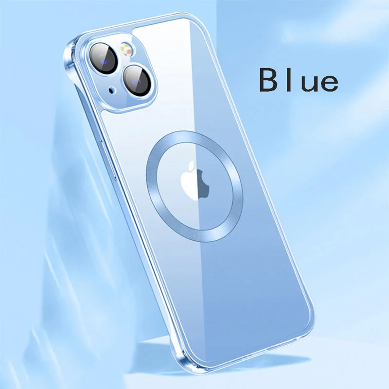 （MOTHER'S DAY HOT SALE 50%OFF）For iPhone 13 Series Magnetic Frameless Phone Case Comes With Lens Cover