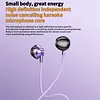 Wireless Karaoke Bluetooth-compatible Clip-On Earphone TF Card 30H Playtime