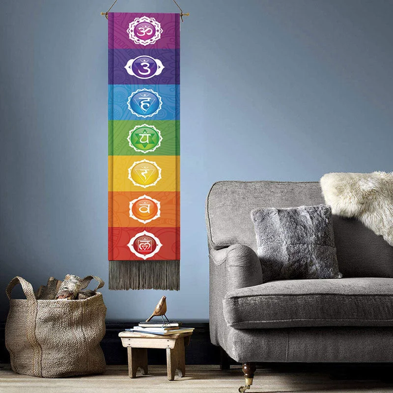Moon Phases Tapestry Wall Art Hanging Tarot Witchcraft Tapestries HD Printing Sun Moon Tapestry Psychedelic Decor Tassel Carpet