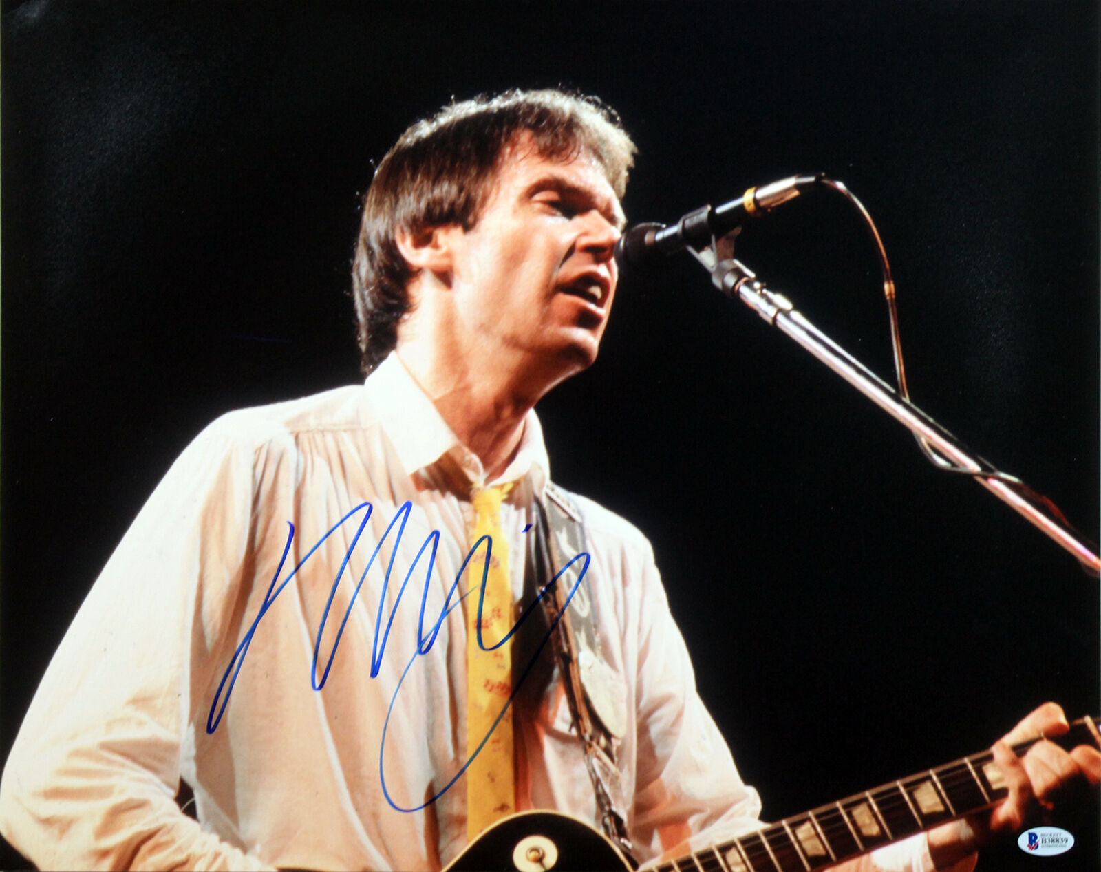 Neil Young Buffalo Springfield Authentic Signed 16X20 Photo Poster painting BAS #B38839