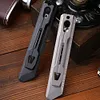 Premium Titanium Retractable Graphite EDC Bookmark Pen