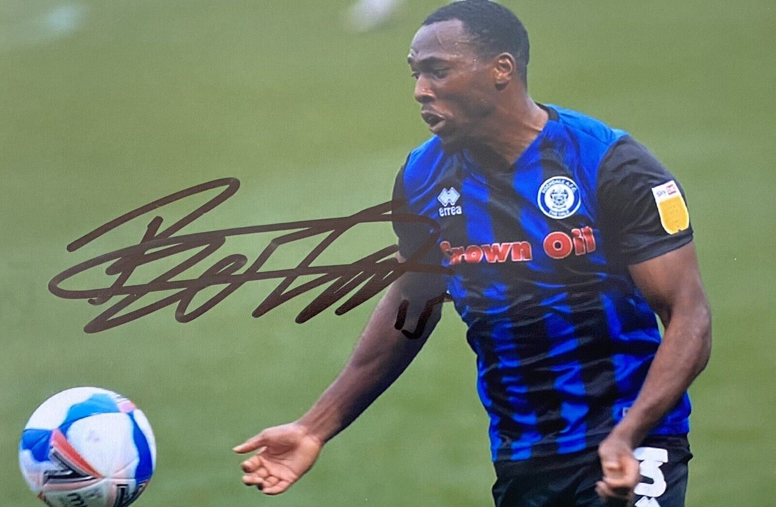 Tolaji Bola Genuine Hand Signed Rochdale 6X4 Photo Poster painting