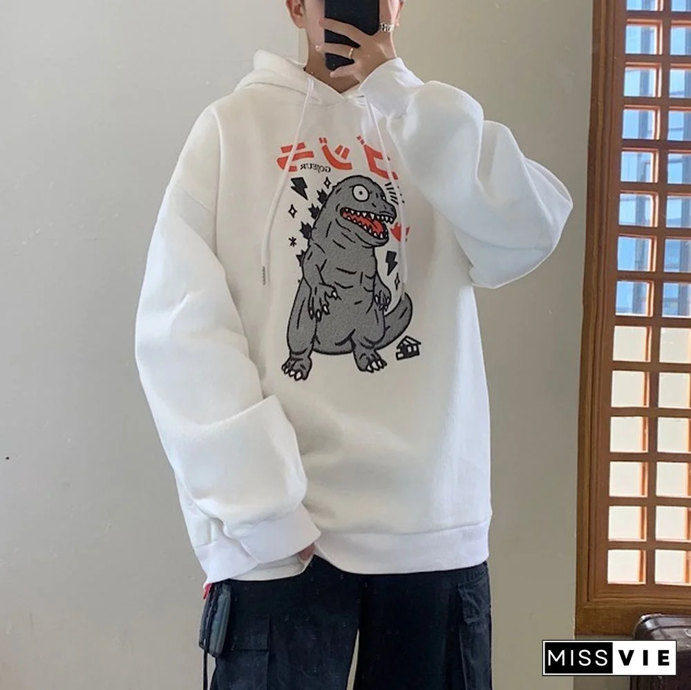 Hooded Loose Sweatshirt