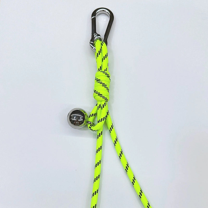 Colorful Woven Lanyard Miu Home Bag Hanging Creative Keychain Ball Pendant Pendant Couple Braided Pendant