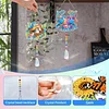 2pcs Birds Diamond Painting Double-sided Crystal Window Suncatcher Craft Set Birthday Gifts Home Garden Decor Hanging Kit