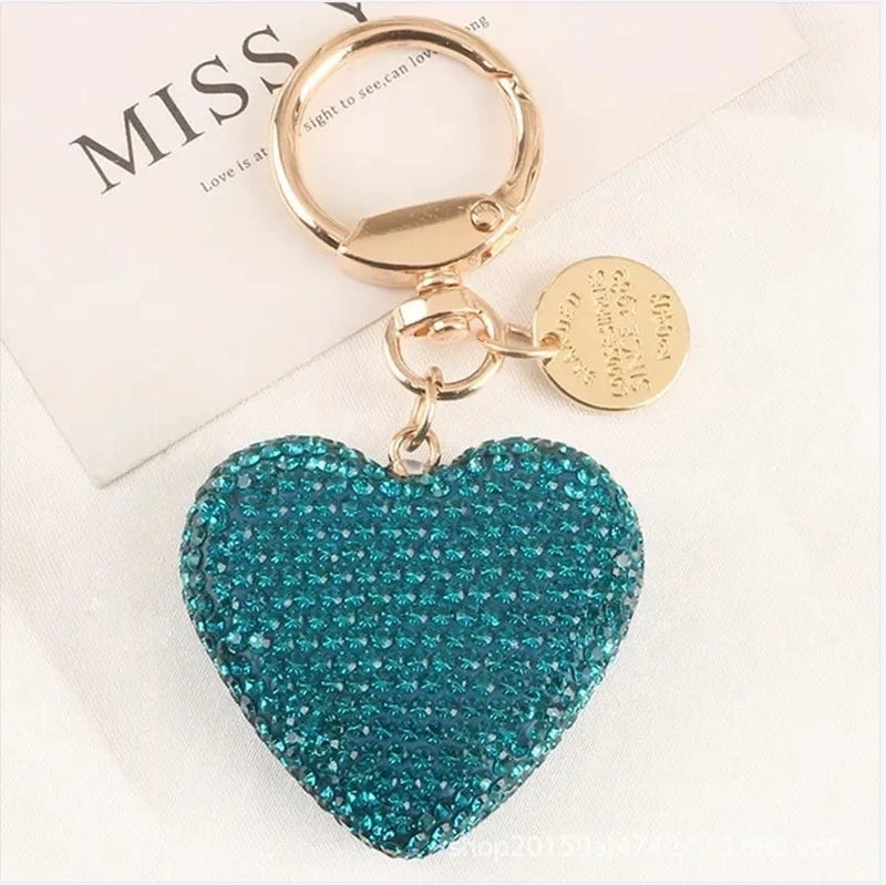 Retro Streetwear Heart Shape Alloy Women’s Bag Pendant Keychain