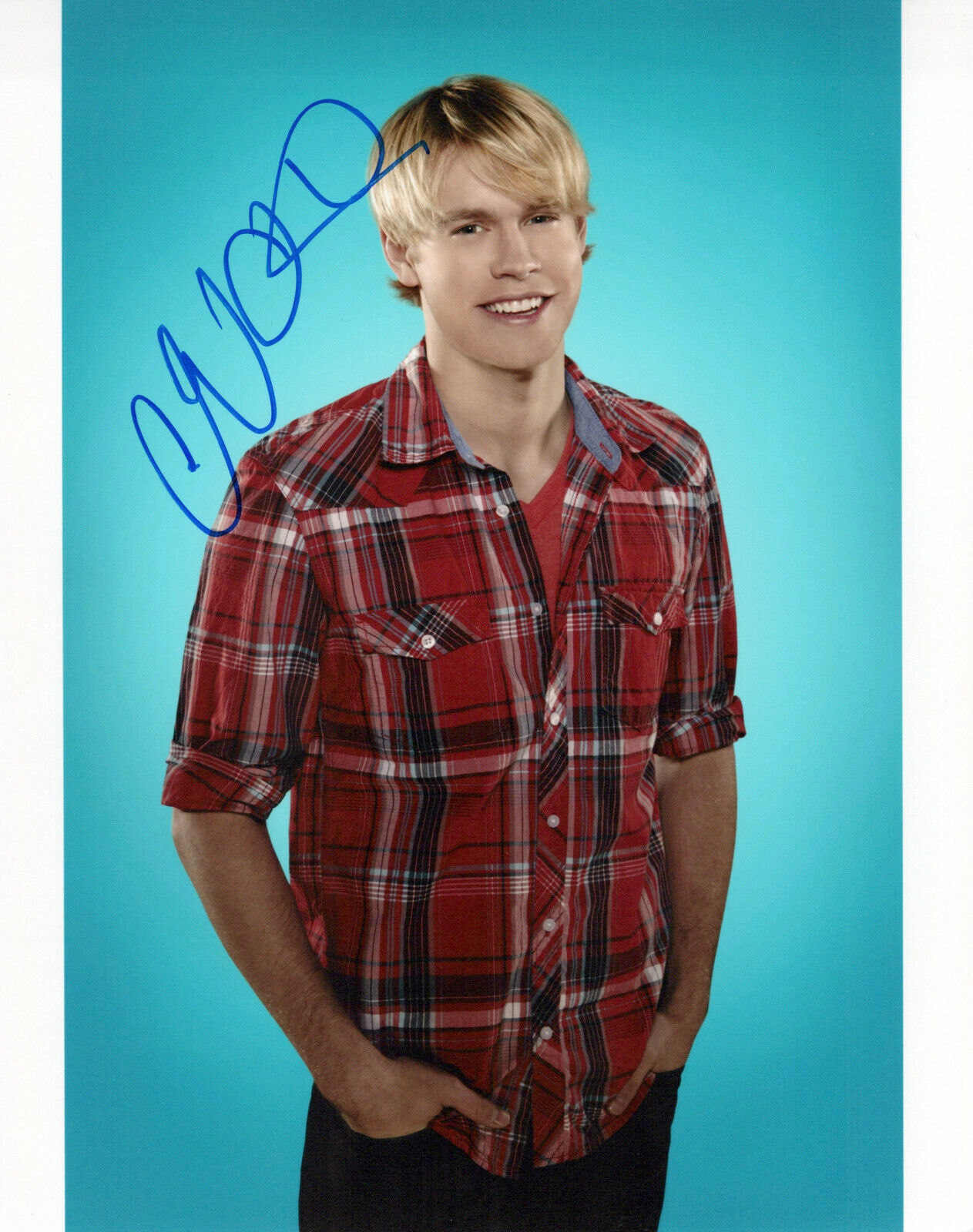 Chord Overstreet Glee autographed Photo Poster painting signed 8X10 #1 Sam Evans