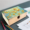 uk.everydayedeals DIY Diamond Painting Wooden Storage Box With Locking Clasp -&nbsp;Flower