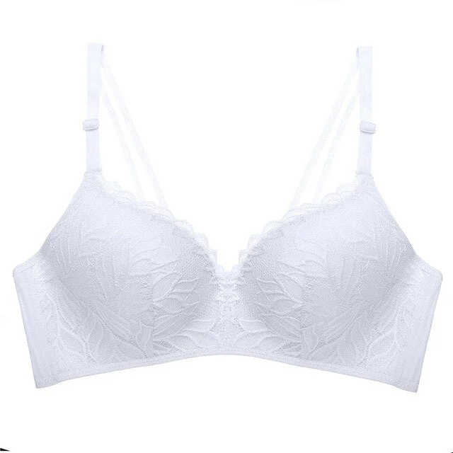 Lace Bra for Women Bralette Push Up Bra Female Lingerie Sexy Brassiere Adjustable Strap Ultra Thin Women's Floral Wire free Bras