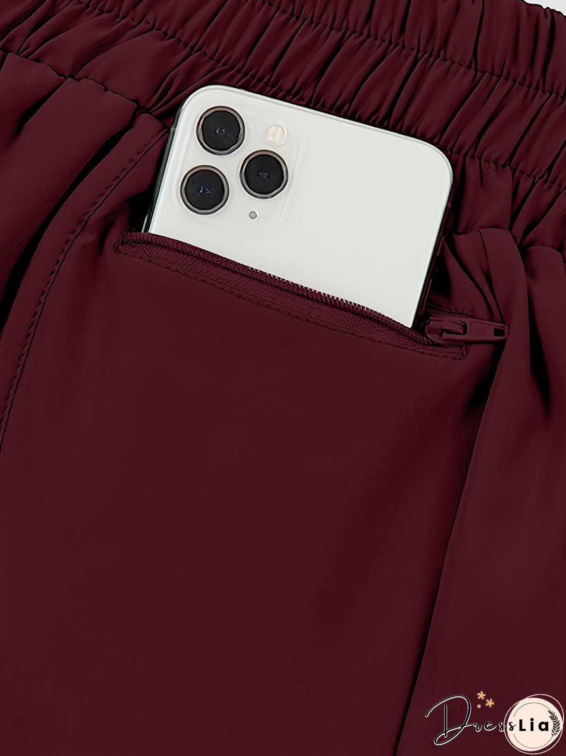 Elastic Waist Active Shorts