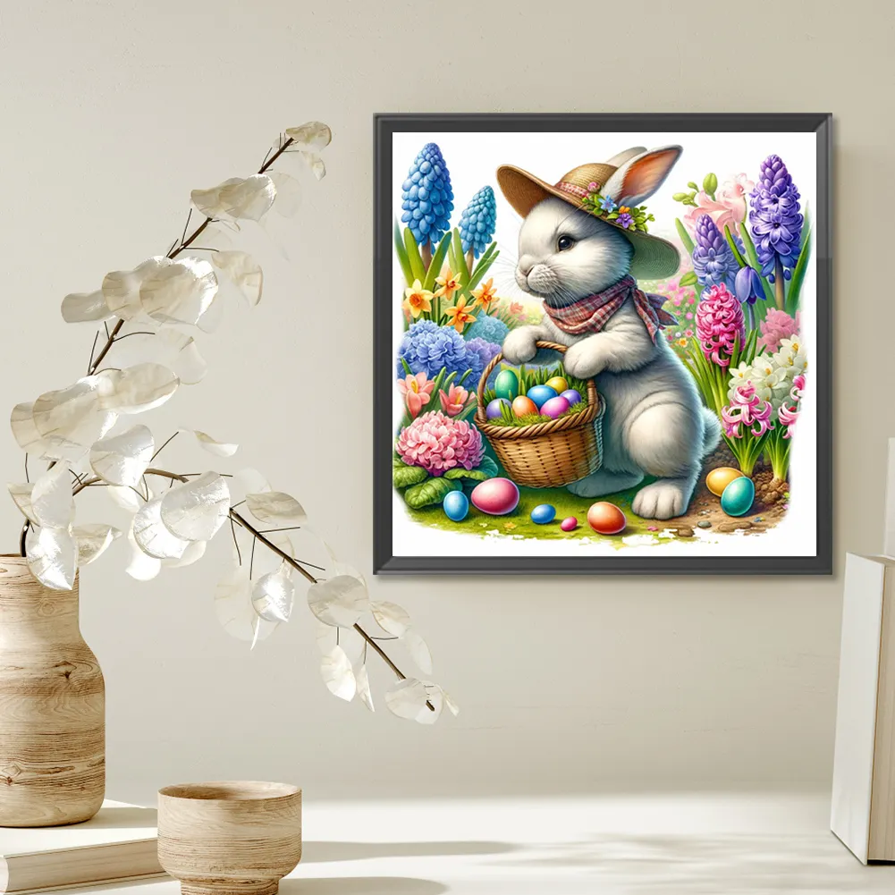 Diamond Painting - Full Square Drill - Easter Rabbit(Canvas|35*35cm)