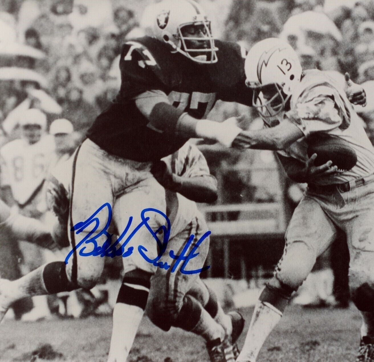 Bubba Smith Autographed Signed 8x10 Photo Poster painting ( HOF Raiders ) REPRINT