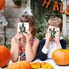 (US Only)6PCS DIY Halloween Designs Diamond Art Greeting Cards for Halloween and Holidays