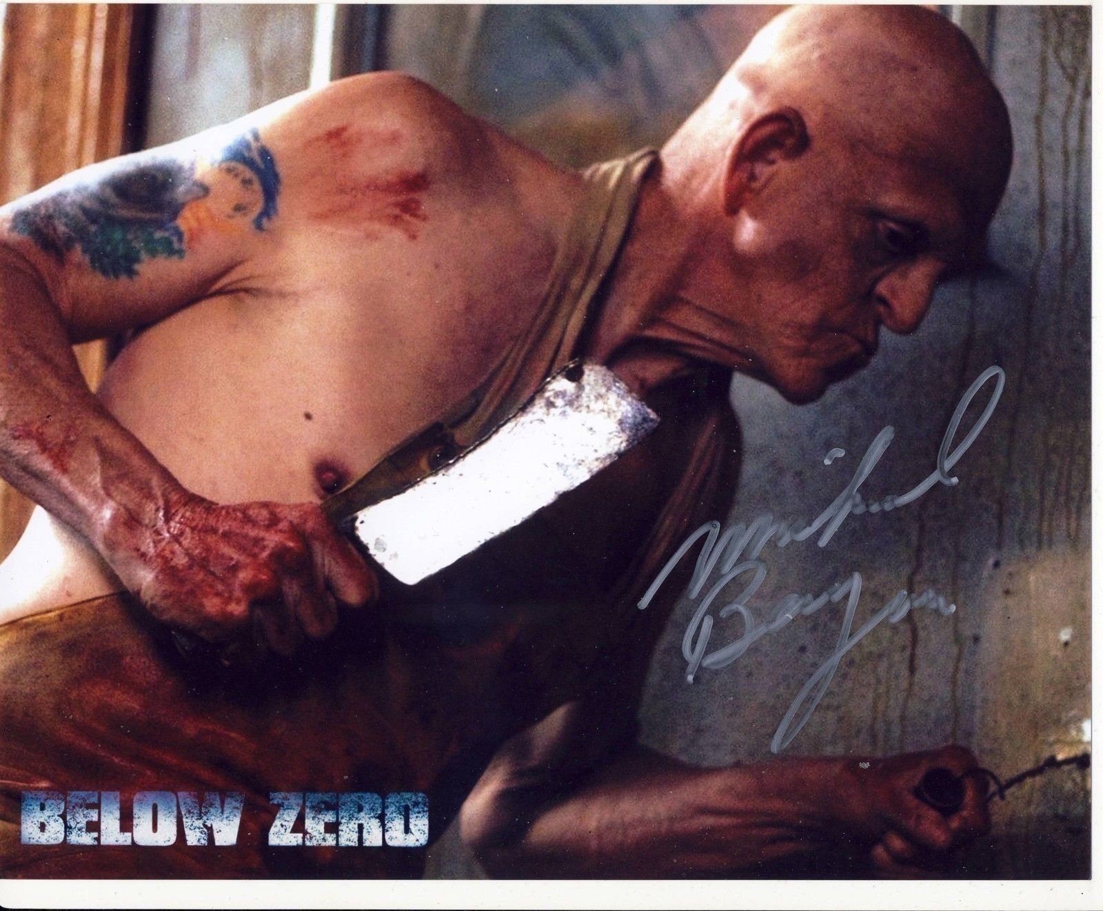 Michael Berryman Autograph BELOW ZERO Signed 8x10 Photo Poster painting AFTAL [6509]