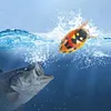 8Pcs Cicada Bait Fishing Lure Insect Bug Lure Sea Beetle Crank Floating Wobblers