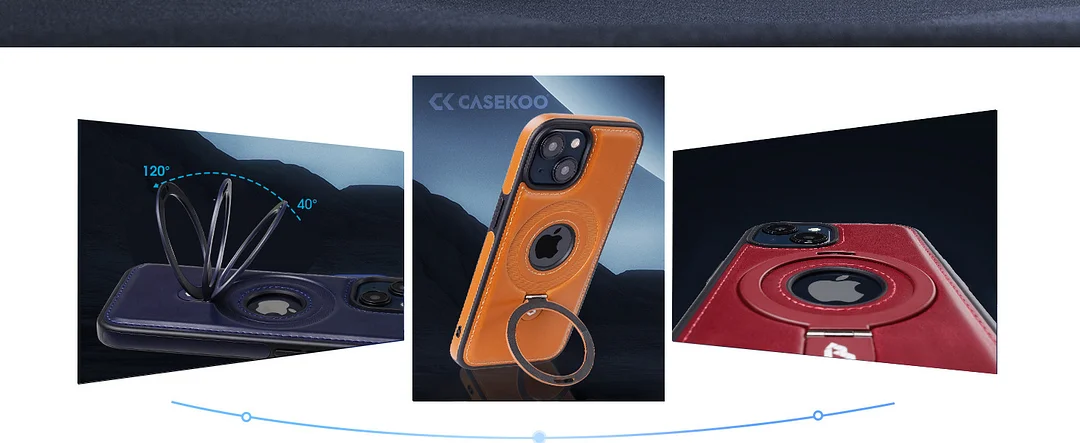 iPhone series mobile phone leather protective case