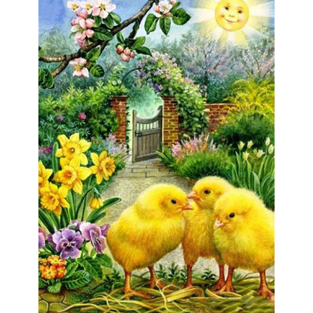

Chicken - Round Drill Diamond Painting - 30*40CM, 501 Original