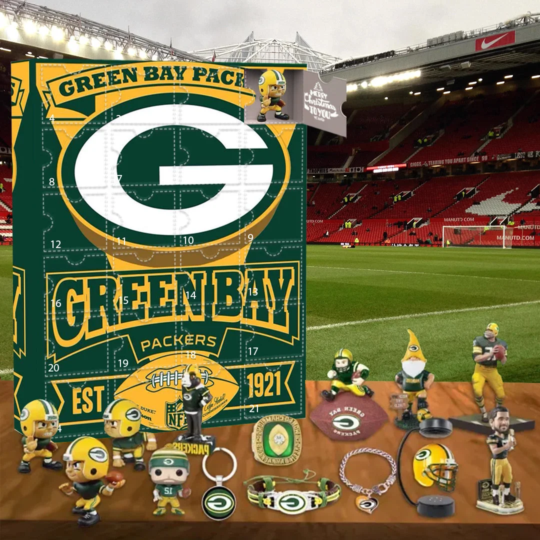 Green Bay Packers Advent Calendar -- The One With 24 Little Doors