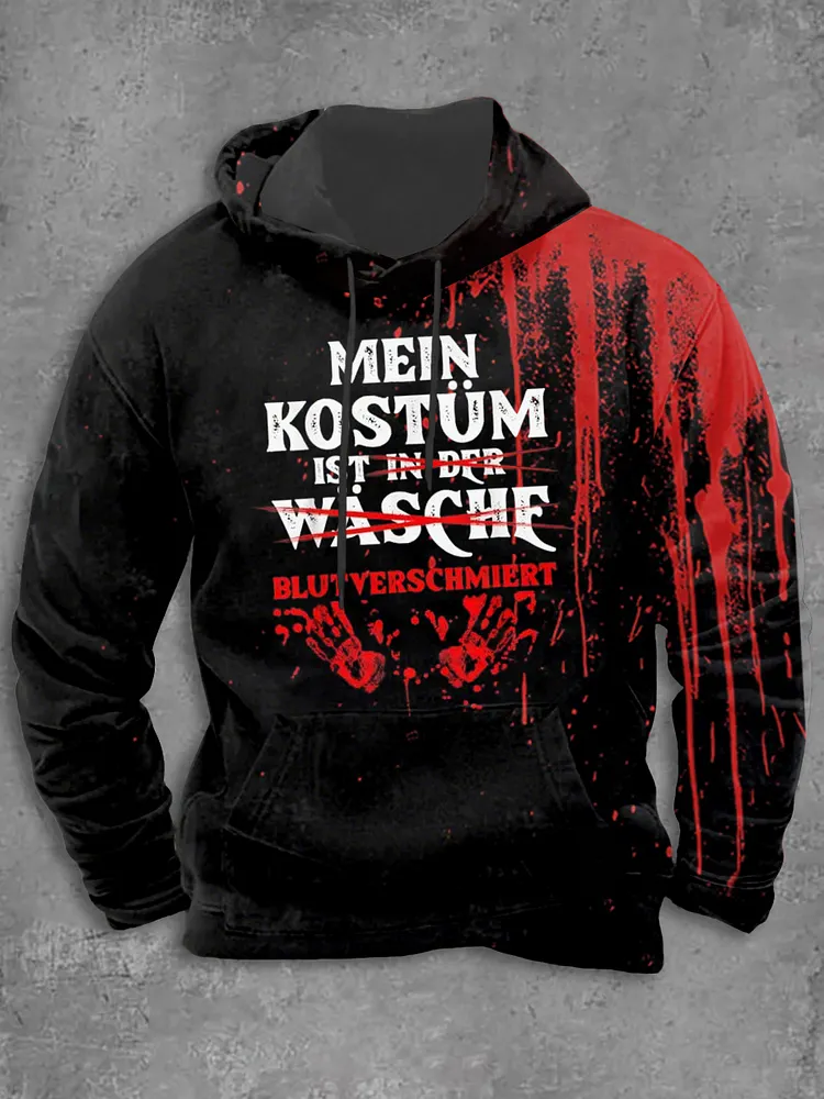 Langarm-Kapuzen pullover f&uuml;r Herren