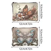 (US Local)DIY Diamond Art Diamond Dot Card Pack Diamond Painting Coin Pouch (Butterfly)