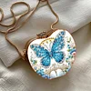 Schmetterling DIY Diamond Painting Umhängetasche für Münzen Lippenstift Kopfhörer Geschenke