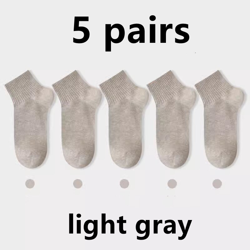Multiplewell 5 Pairs of High-Quality Cotton Mid-Calf Socks for Men Athletic and Casual Cotton Socks for Any Occasion