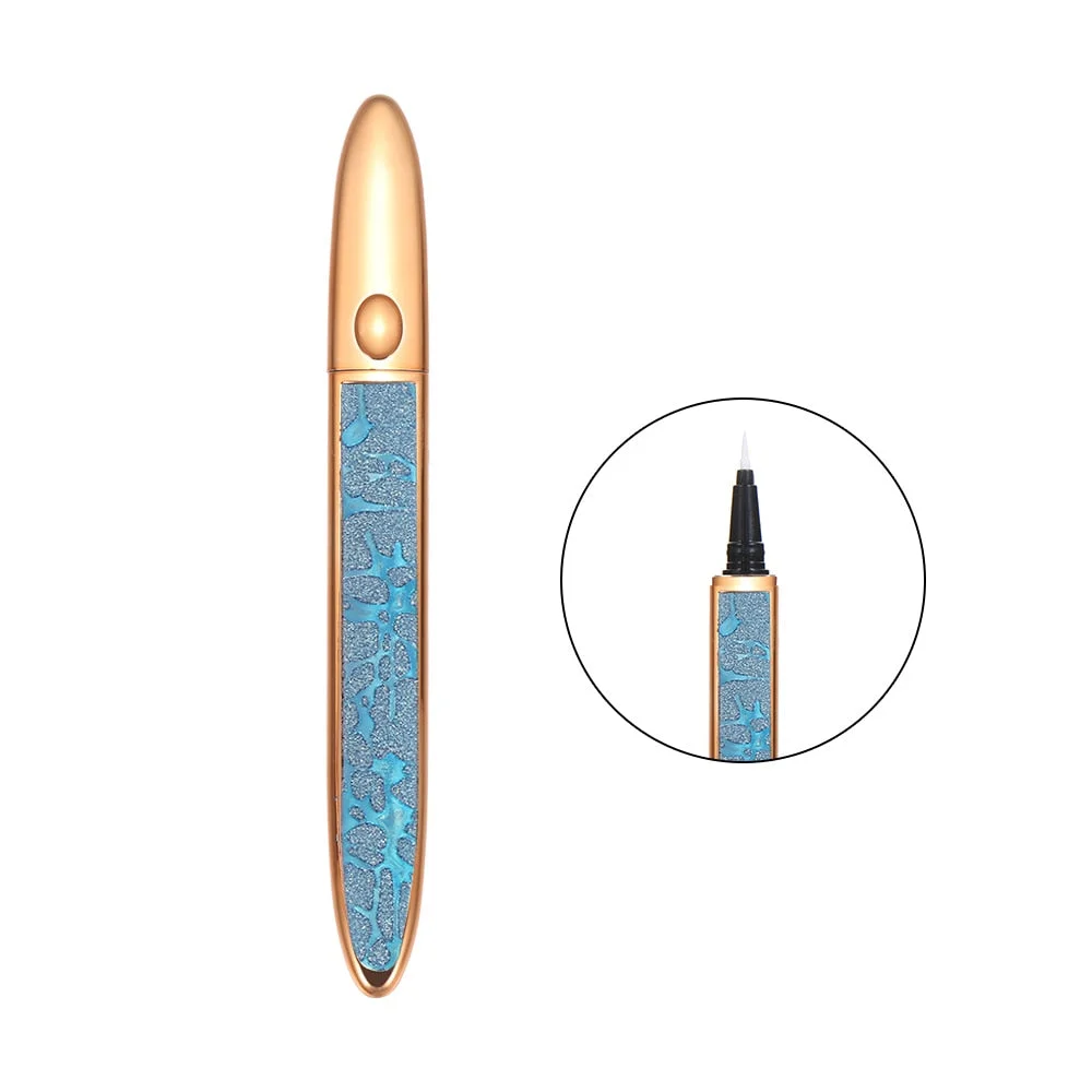 Magic Self-adhesive Liquid Eyeliner Pencil No Glue Magnetic Needed for Eyelashes Waterproof Eye Liner Pen Makeup Cosmetic