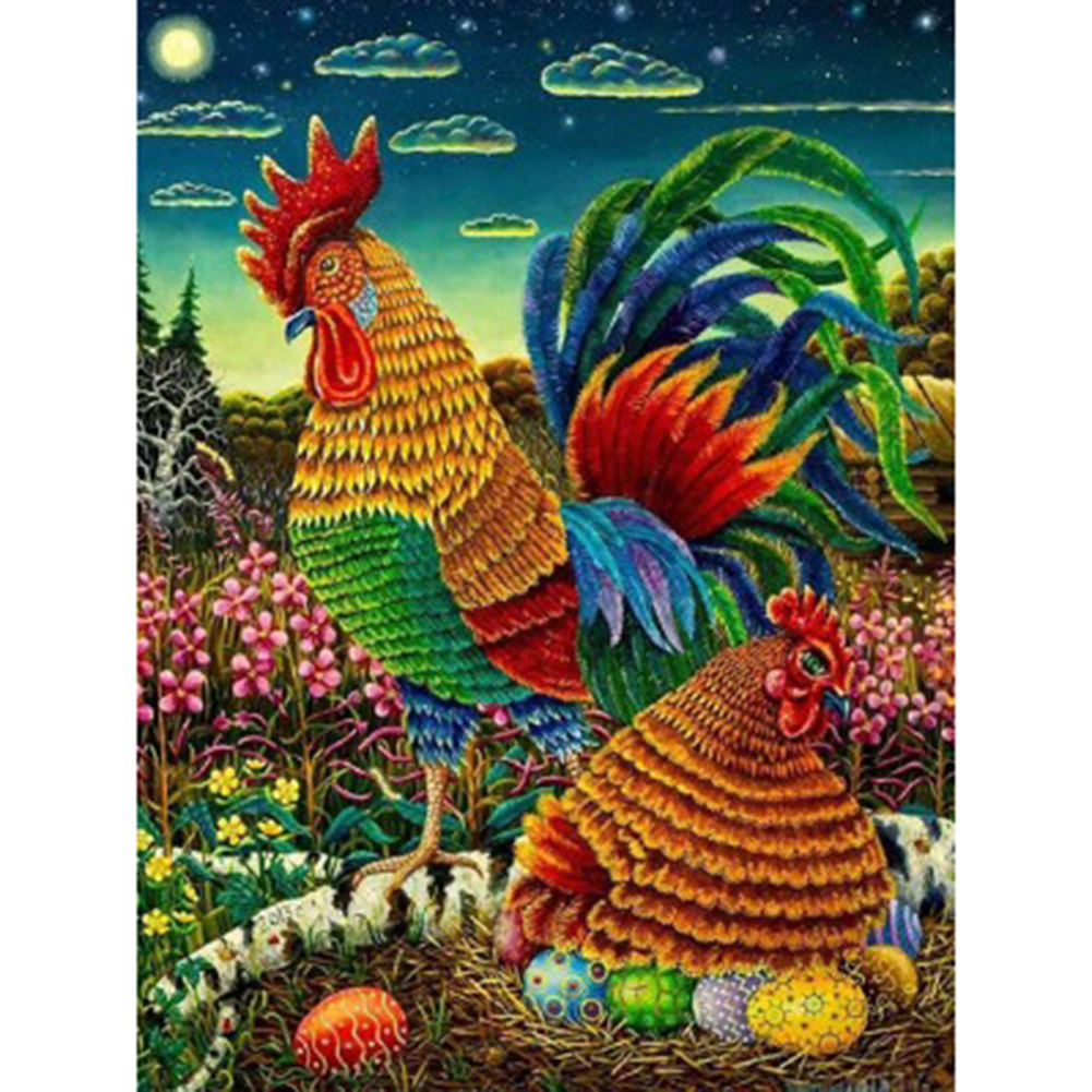 

Chicken - Round Drill Diamond Painting - 30*40CM, 501 Original