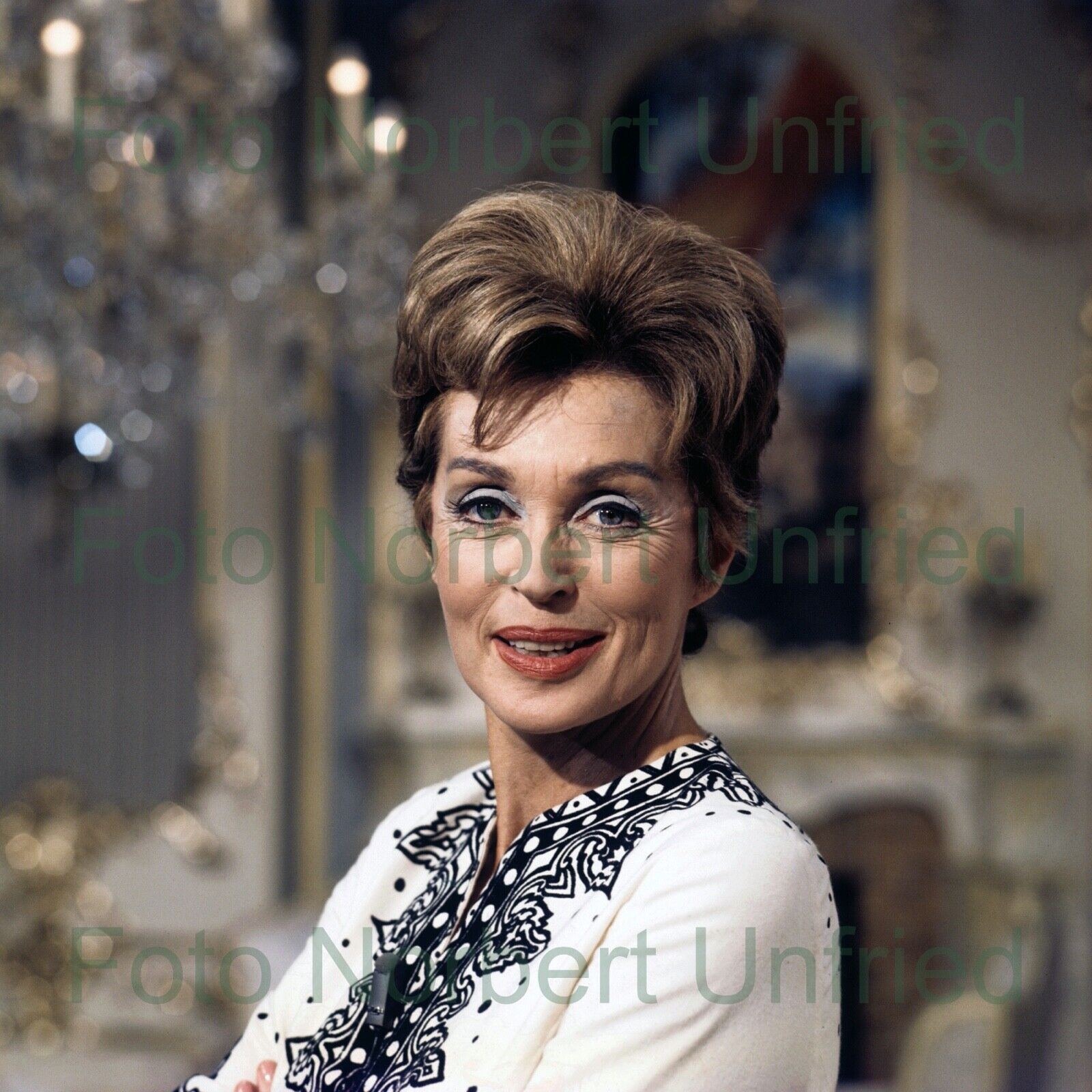 Lilli Palmer Photo Poster painting 13 X 13 CM (Picture 299