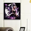 (40*40cm)Butterfly Girl Moon - Full Round Drill Diamond Painting
