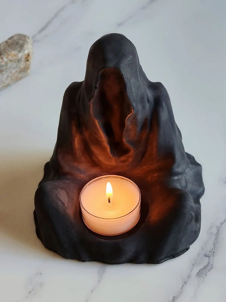 Halloween Ghost Decorations for Fall - Ghost Candle Holder
