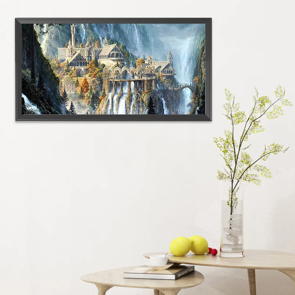 11ct Stamped Cross Stitch - Mountain(40*85cm)