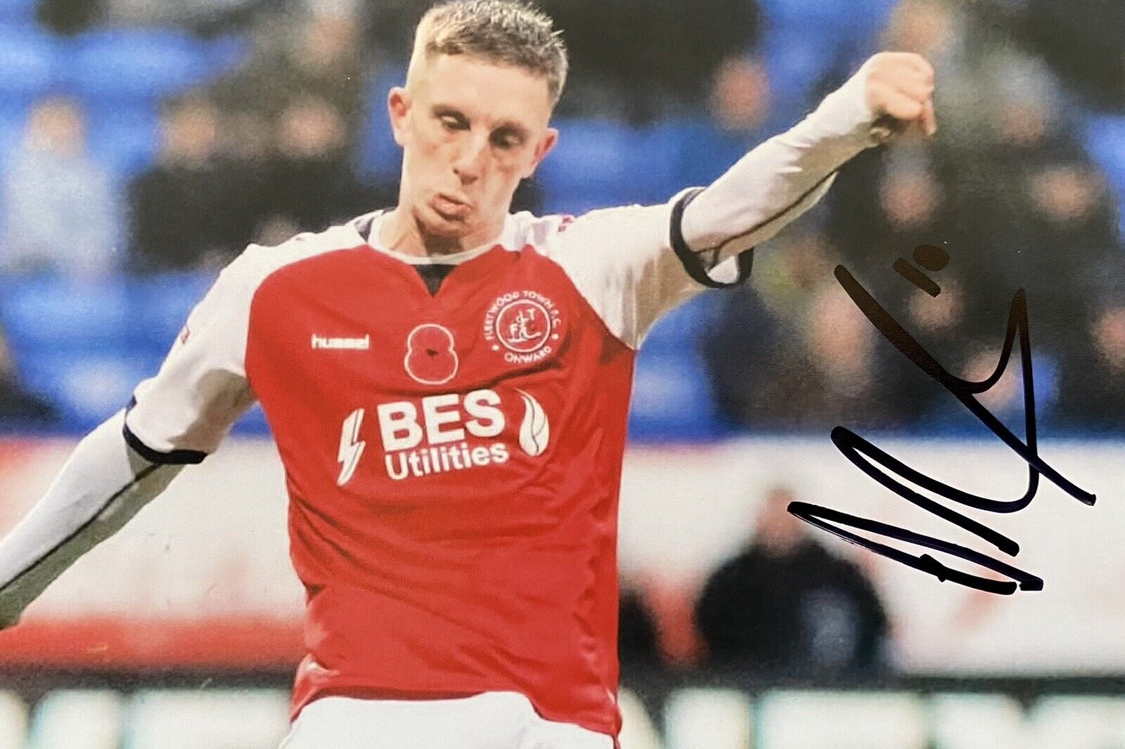 Ashley Hunter Genuine Hand Signed Fleetwood Town 6X4 Photo Poster painting 4