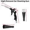 Sxnmmweu High Pressure Car Cleaning Gun - Lnterior Detailing Cleaning Gun, Dust Removal Air Gun, with 2 Replaceable Nozzles, Air Blaster for Car Detailing