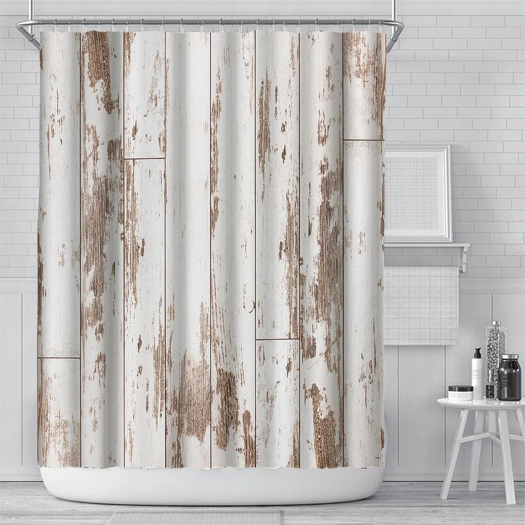 Vintage Library Books Photo Shower Curtain Magic Bookshelf Printing Bathroom Decor Curtains Set Waterproof Fabric With Hooks