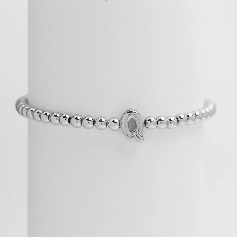 Copper Minimalist Plating Letter Bracelets