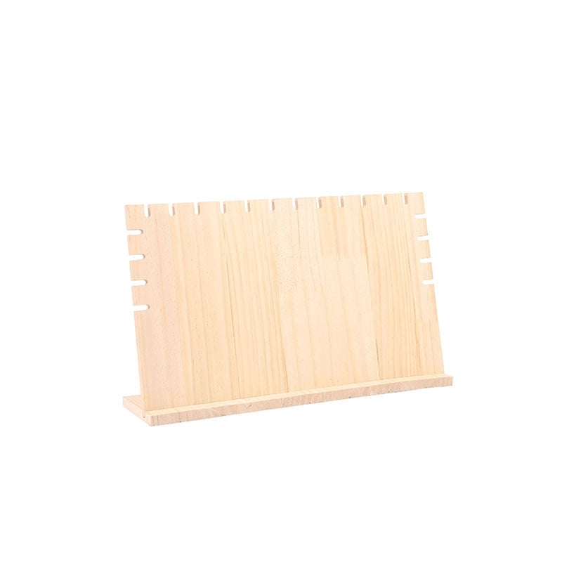 Minimalist Solid Color Solid Wood Jewelry Rack
