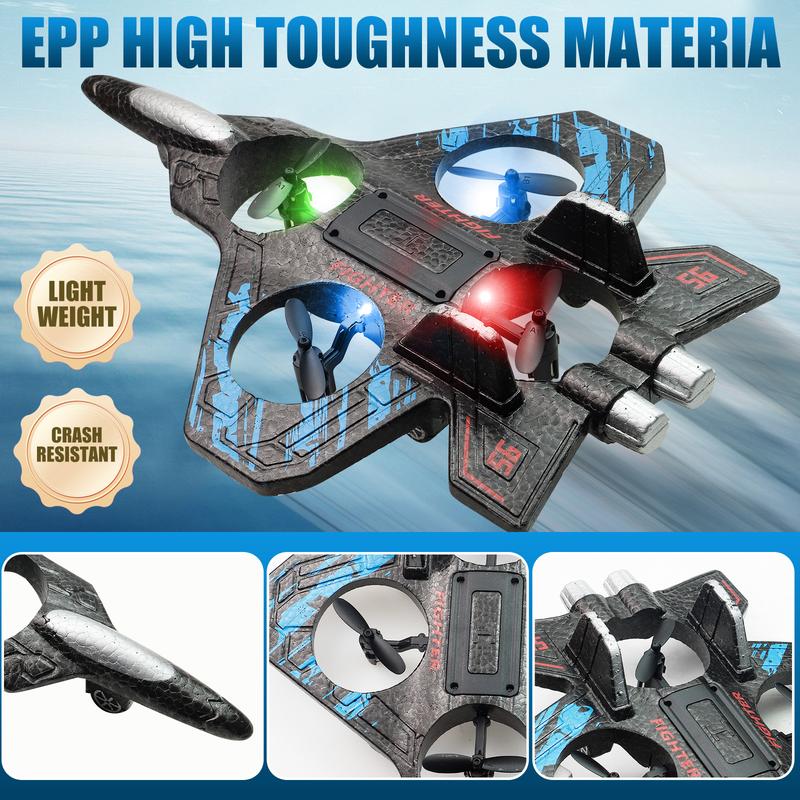 Product Introduction of RC Airplanes Aircraft Jet with Light – 360° Air Roll Remote Control Airplane Toy for Kids, Flying Toys 8