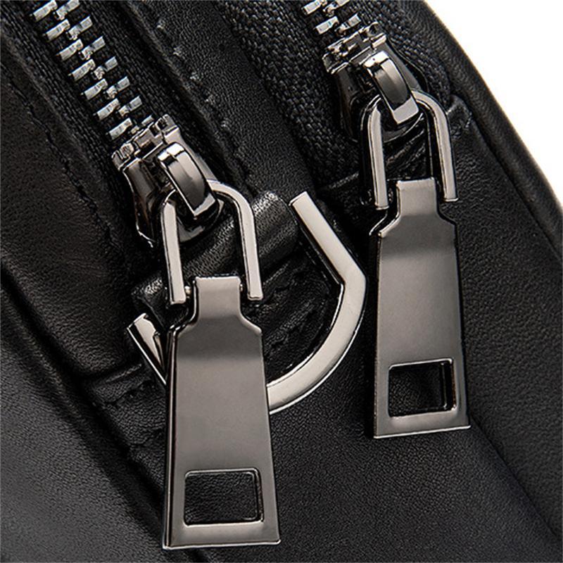 Soft Leather Shoulder Bag Crossbody Bag Mini Belt Bag For Men