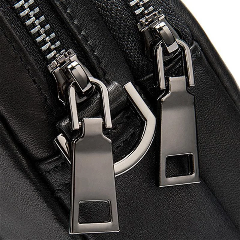 Soft Leather Shoulder Bag Crossbody Bag Mini Belt Bag For Men